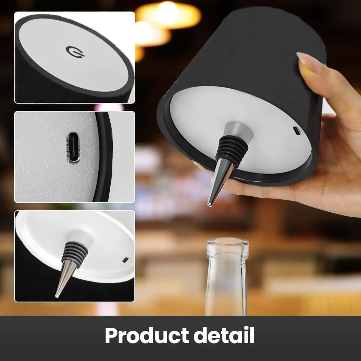 Lumescient™ Flaschenlampe für Wein- & Champagnerflaschen